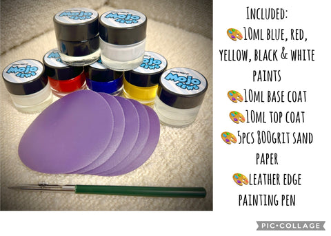 Leather edge painting Intro Kit